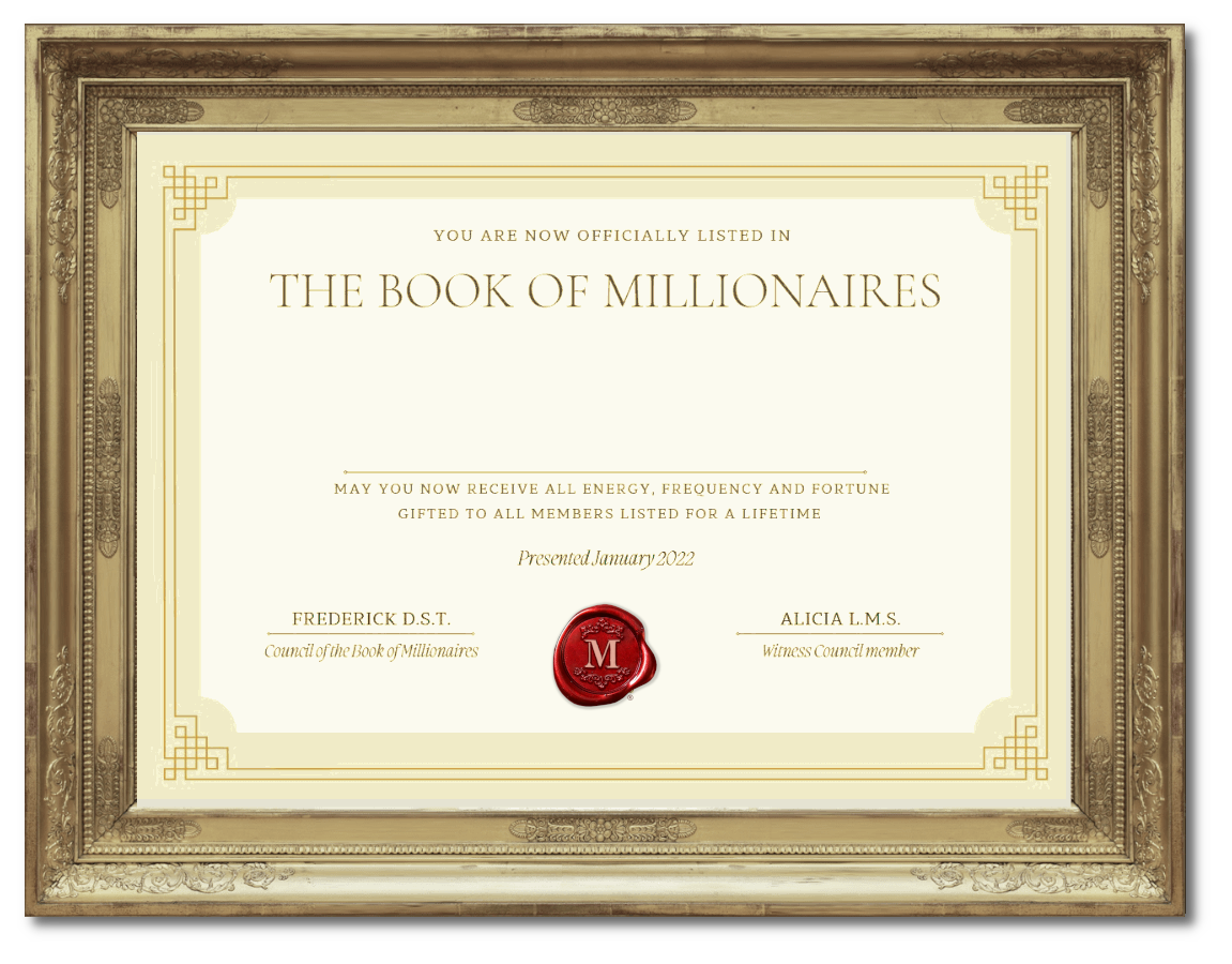 Book Of Millionaires Waxseal Icon