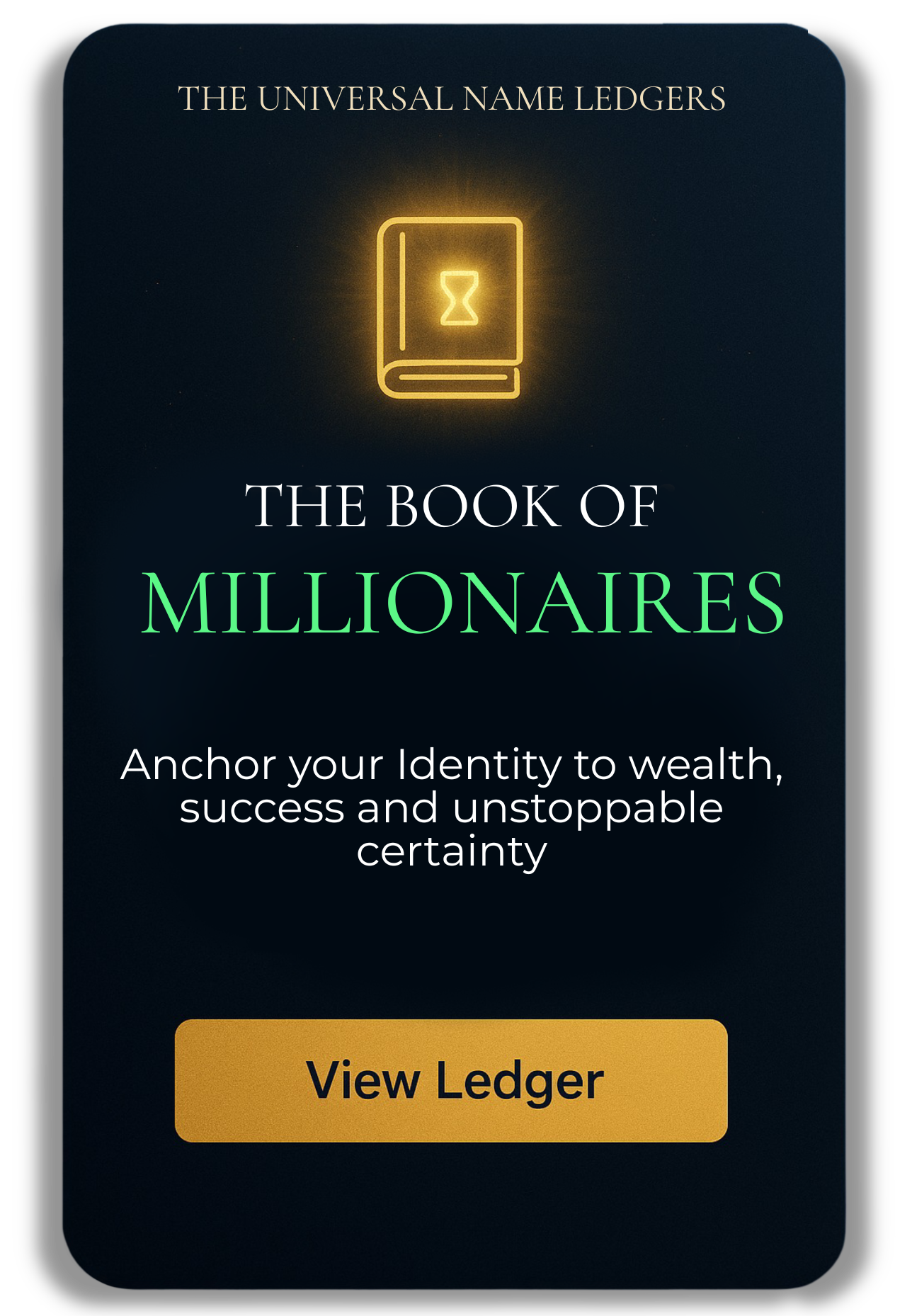 The book of lmillonaires card1