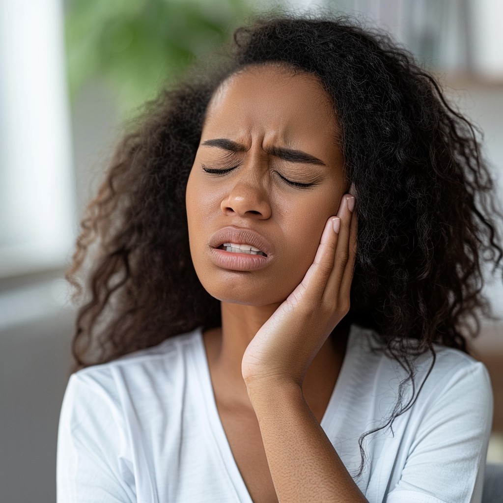 Stockcake toothache discomfort expression 1751406130