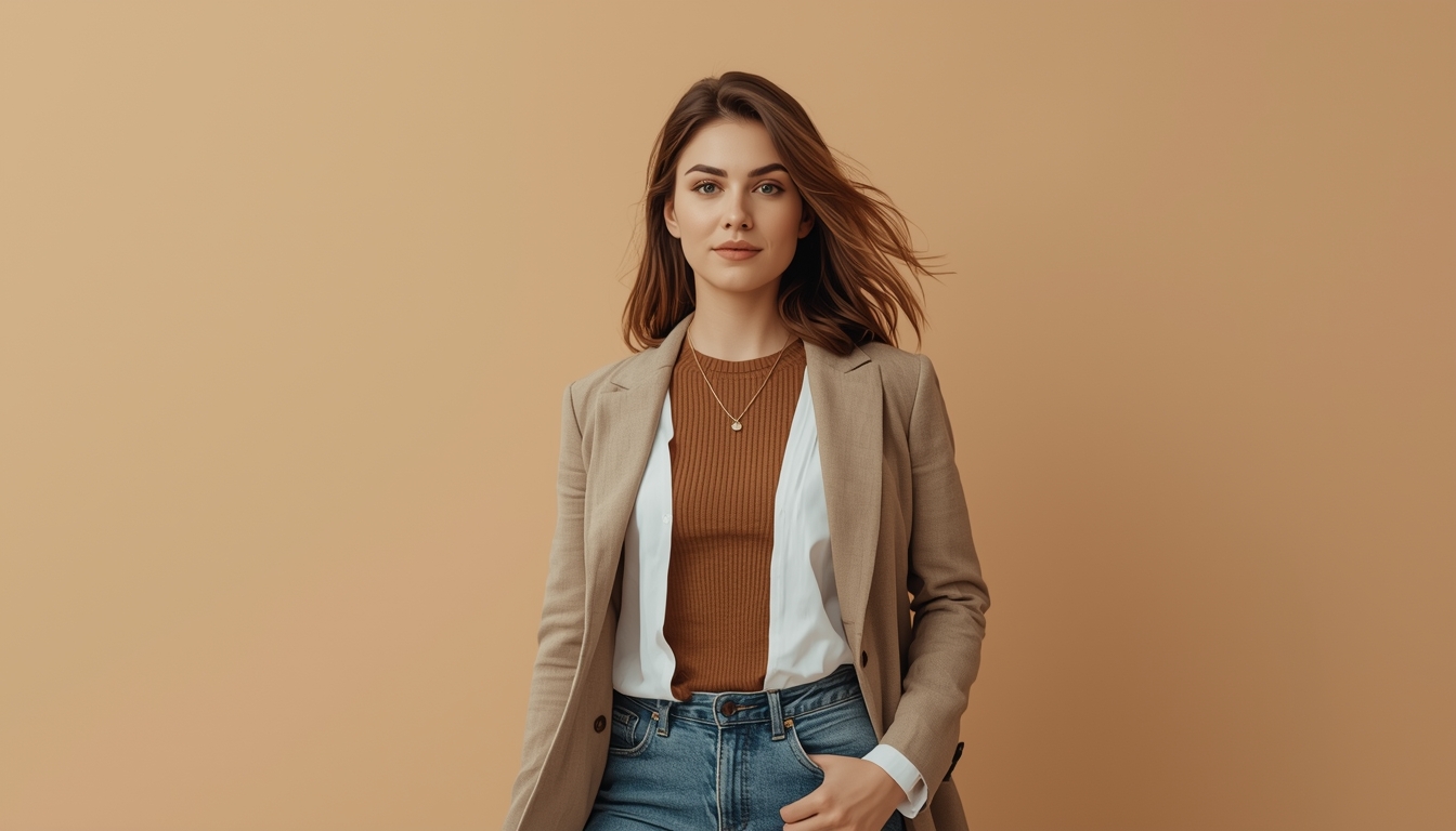 Lucid origin Successful wealthy woman wealthy clothes cool calm collected moving success hope